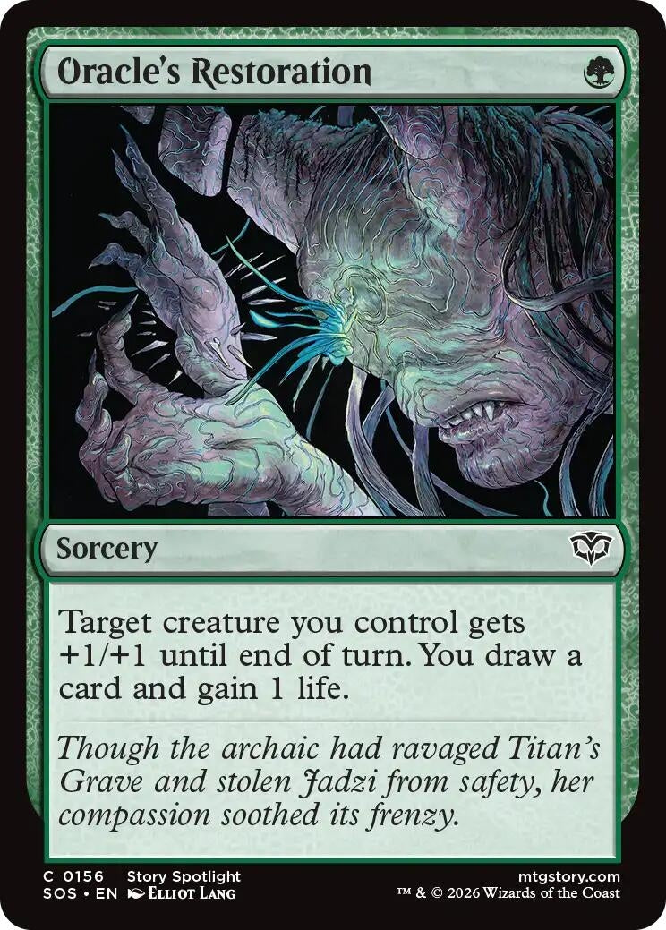 Image for Oracle's Restoration (156) (Secrets of Strixhaven) - Magic: The Gathering