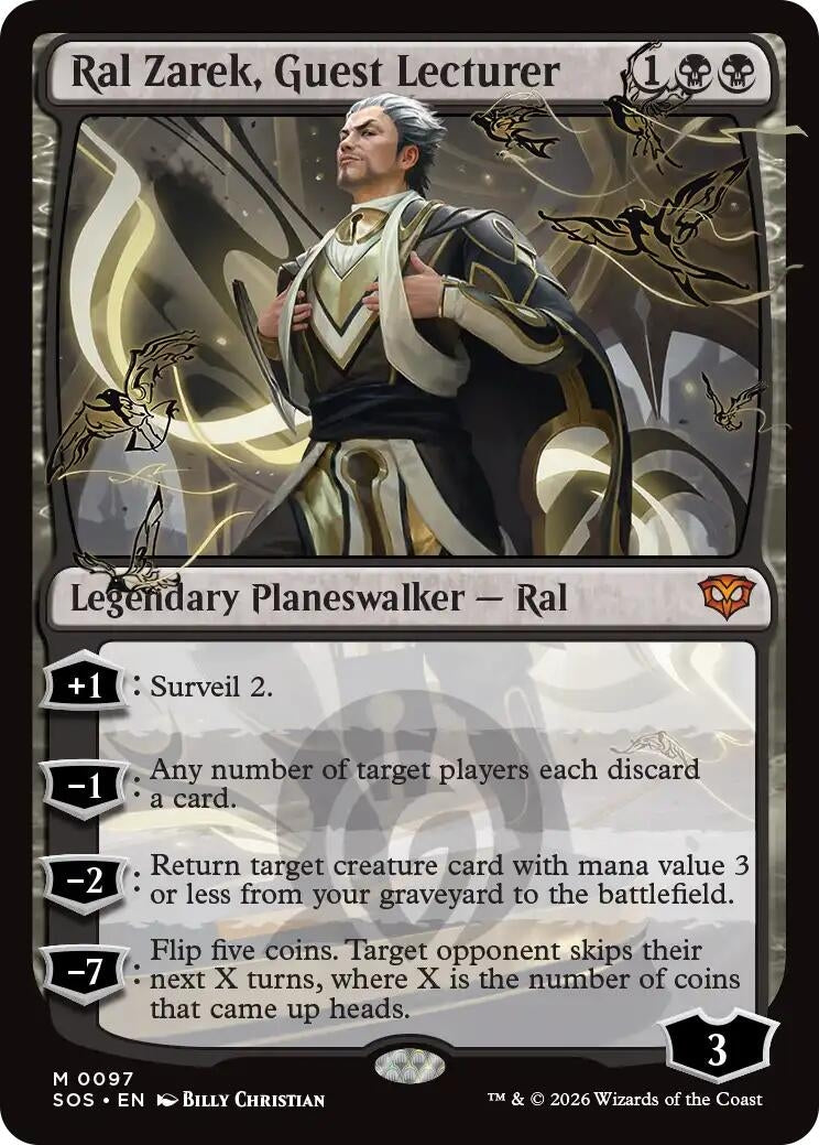 Ral Zarek, Guest Lecturer (97) (Secrets of Strixhaven)