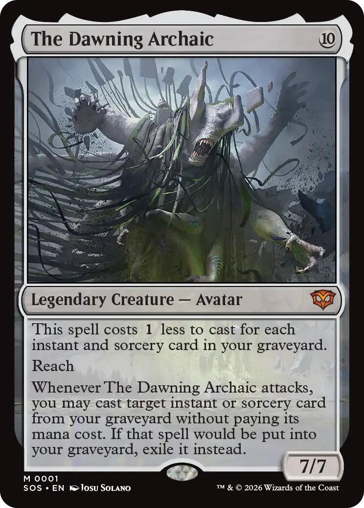 Image for The Dawning Archaic (1) (Secrets of Strixhaven) - Magic: The Gathering