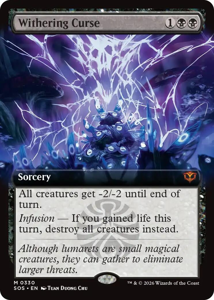 Image for Withering Curse (Extended Art) (330) (Secrets of Strixhaven) - Magic: The Gathering