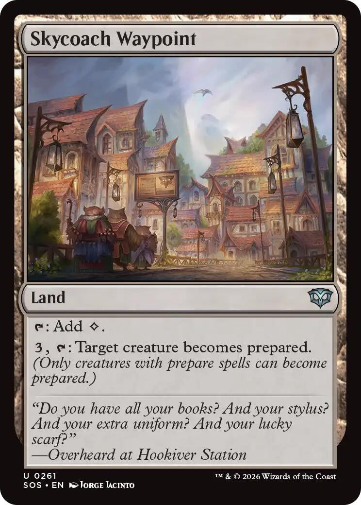 Image for Skycoach Waypoint (261) (Secrets of Strixhaven) - Magic: The Gathering