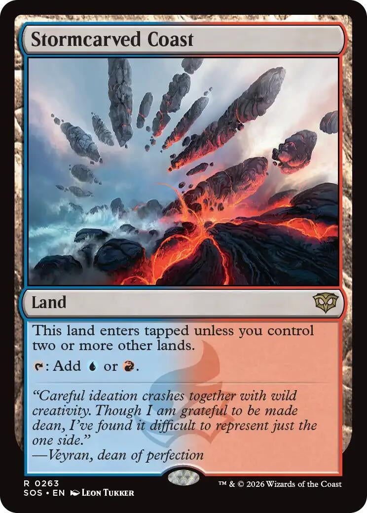 Image for Stormcarved Coast (263) (Secrets of Strixhaven) - Magic: The Gathering