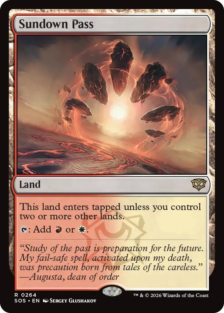 Image for Sundown Pass (264) (Secrets of Strixhaven) - Magic: The Gathering