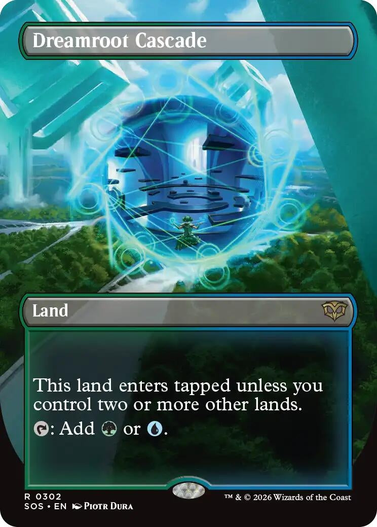 Image for Dreamroot Cascade (Borderless) (302) (Secrets of Strixhaven) - Magic: The Gathering