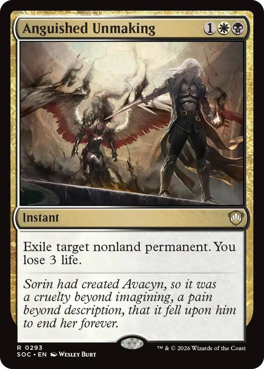 Image for Anguished Unmaking (293) (Secrets of Strixhaven) - Magic: The Gathering