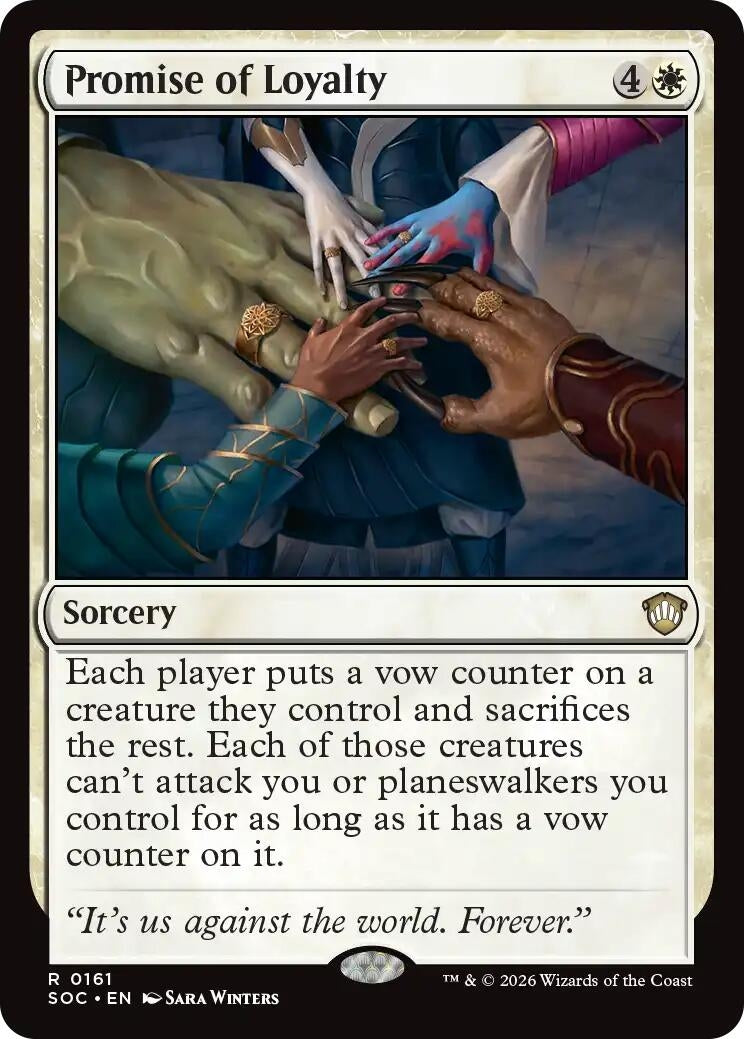 Image for Promise of Loyalty (161) (Secrets of Strixhaven) - Magic: The Gathering