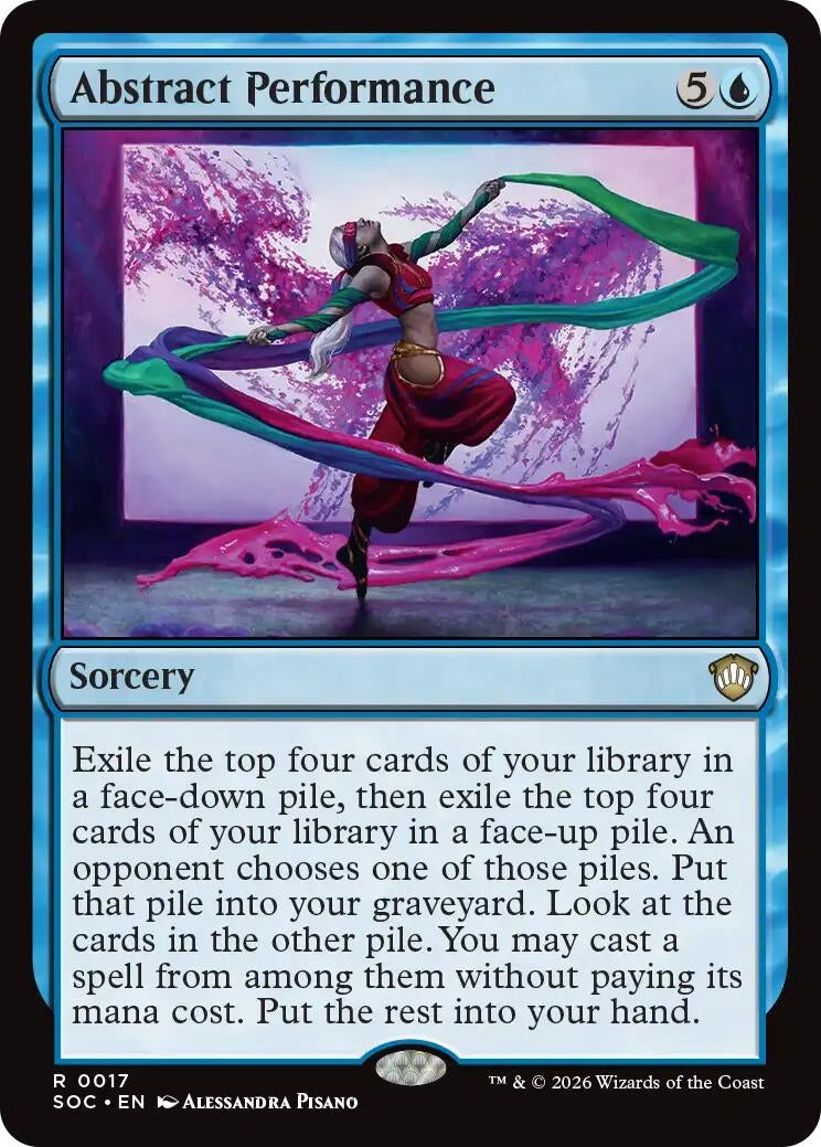 Image for Abstract Performance (17) (Secrets of Strixhaven) - Magic: The Gathering