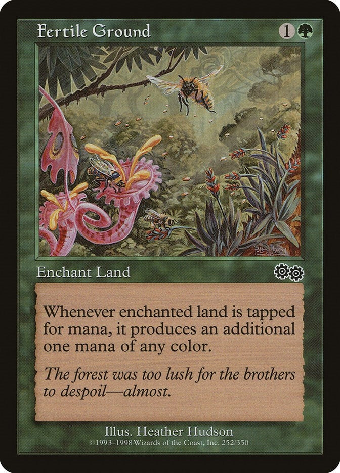 Image for Fertile Ground (252) (Urza's Saga) - Magic: The Gathering