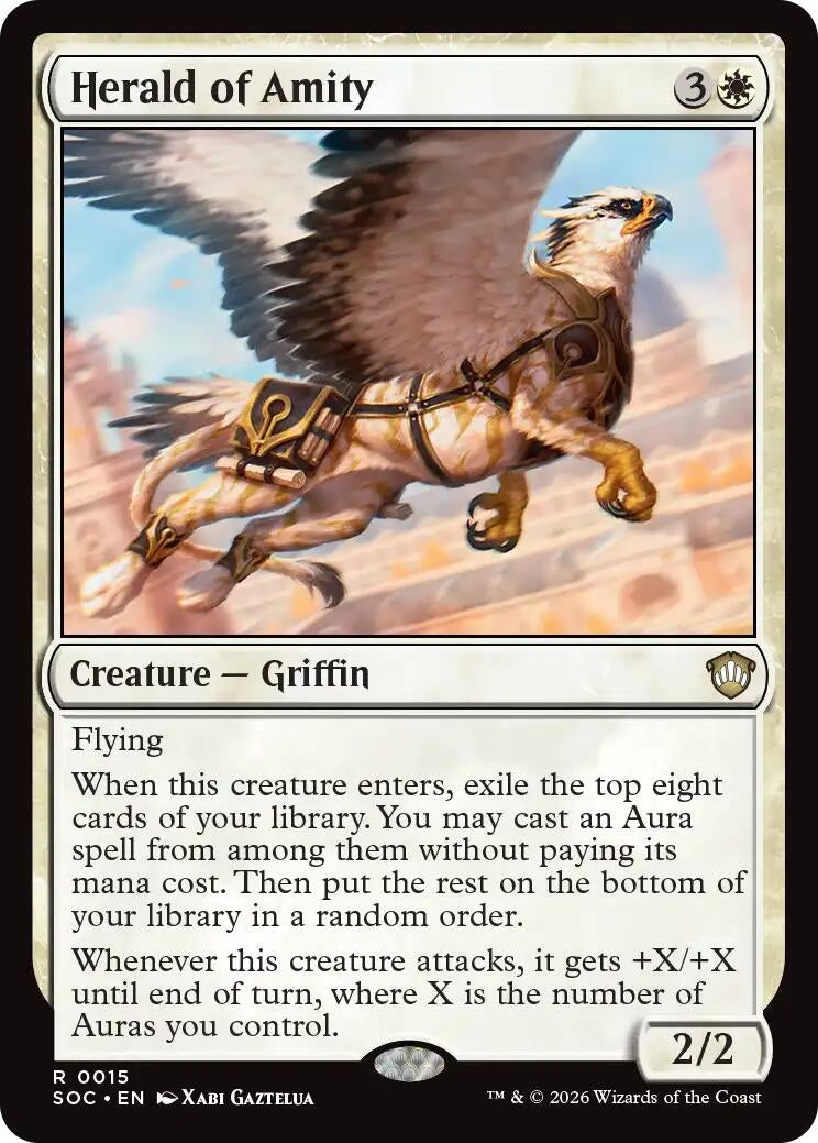 Image for Herald of Amity (15) (Secrets of Strixhaven) - Magic: The Gathering