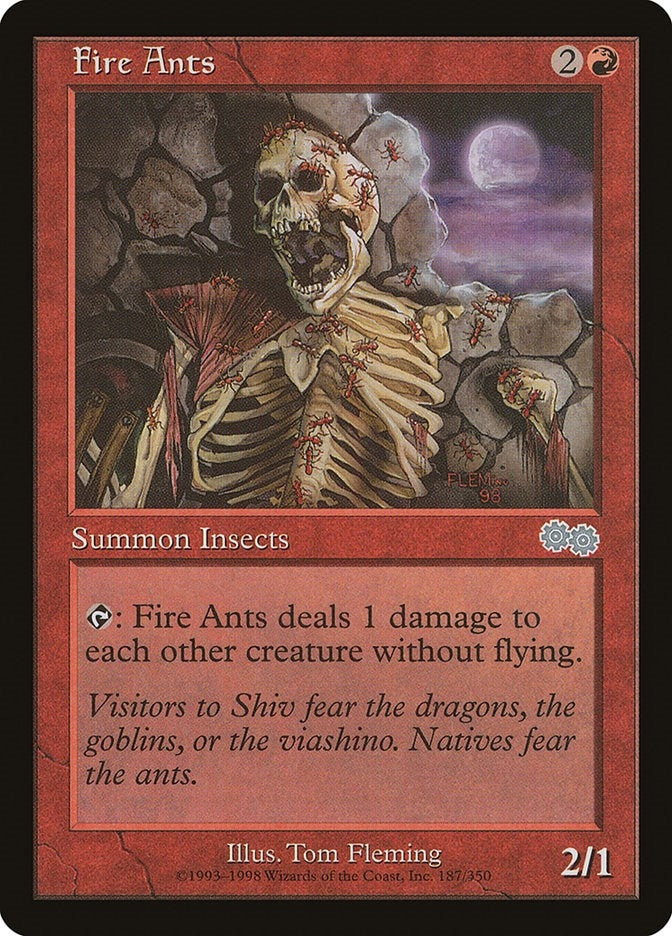 Image for Fire Ants (187) (Urza's Saga) - Magic: The Gathering