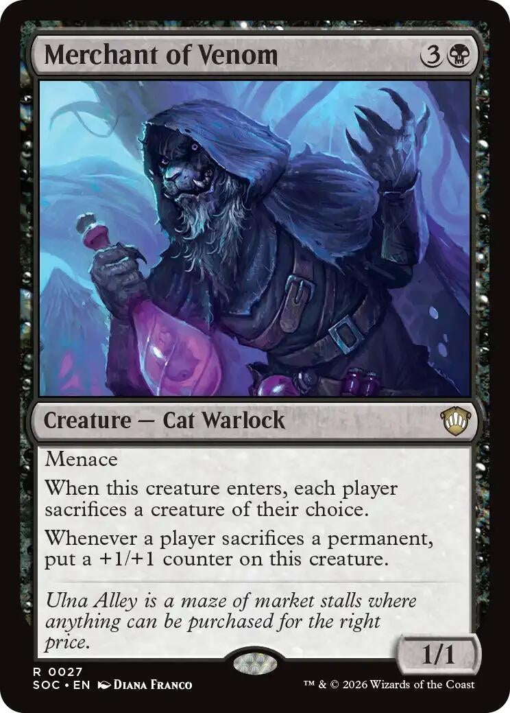 Image for Merchant of Venom (27) (Secrets of Strixhaven) - Magic: The Gathering