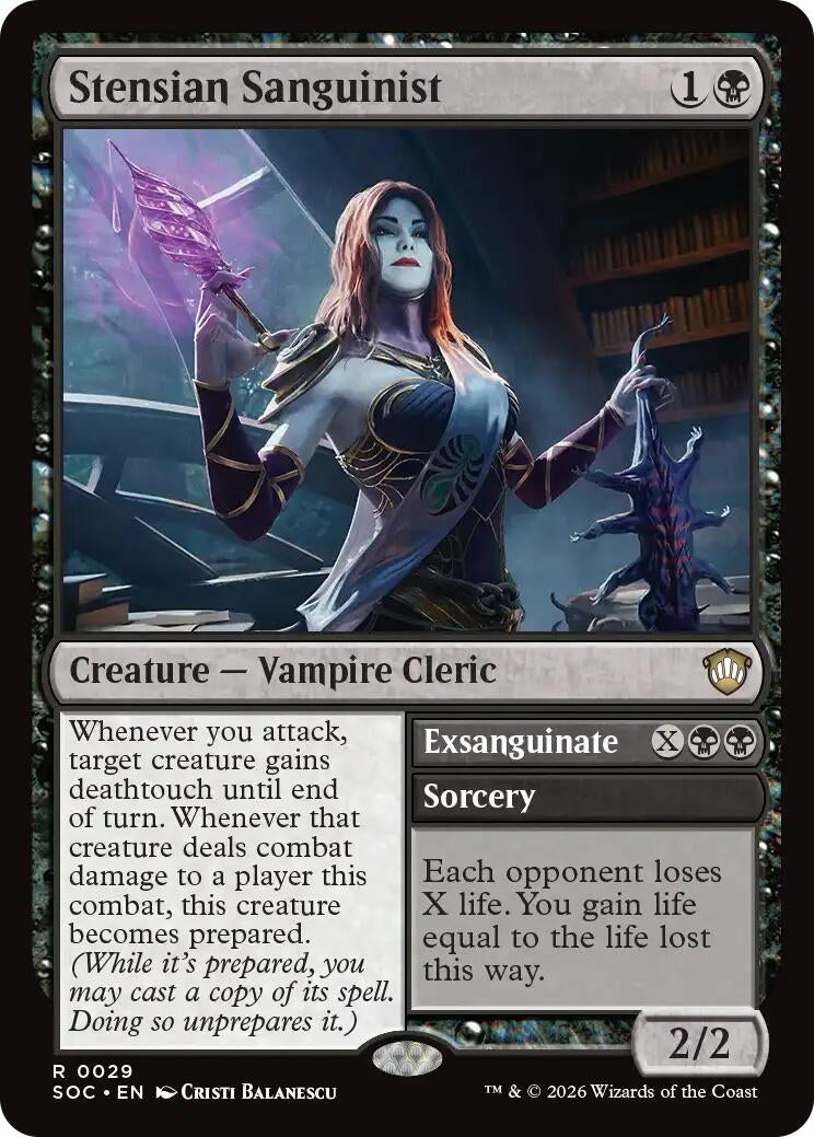 Image for Stensian Sanguinist (29) (Secrets of Strixhaven) - Magic: The Gathering