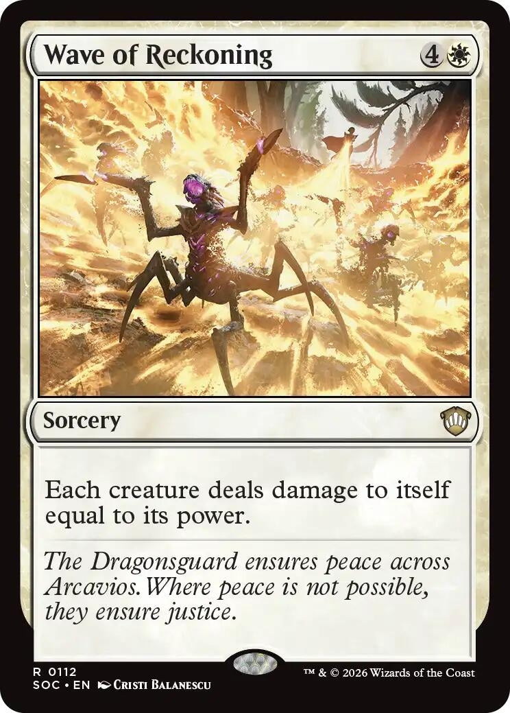 Image for Wave of Reckoning (112) (Secrets of Strixhaven) - Magic: The Gathering