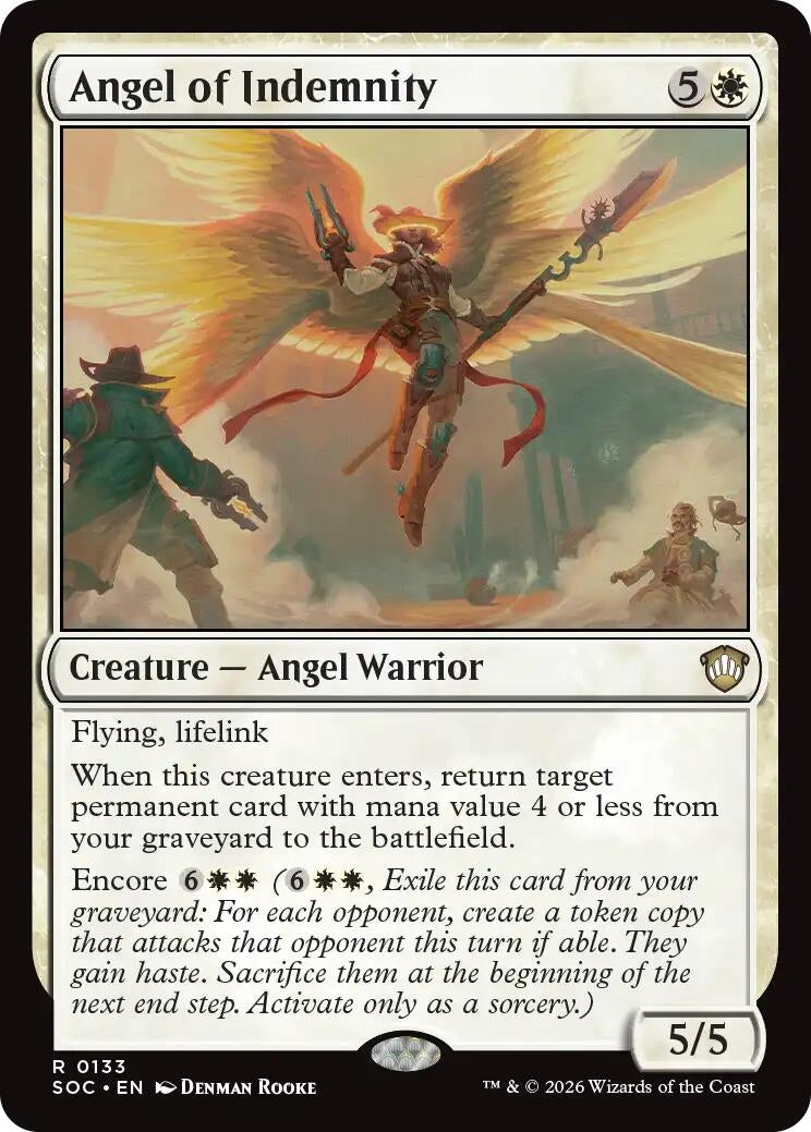 Image for Angel of Indemnity (133) (Secrets of Strixhaven) - Magic: The Gathering