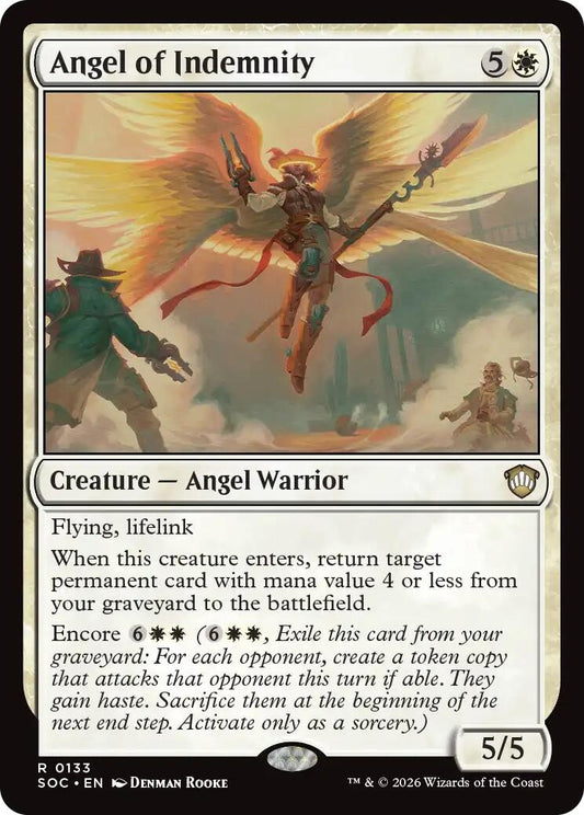 Image for Angel of Indemnity (133) (Secrets of Strixhaven) - Magic: The Gathering