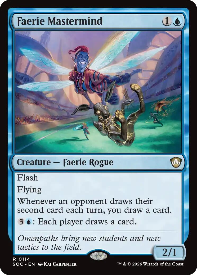 Image for Faerie Mastermind (114) (Secrets of Strixhaven) - Magic: The Gathering