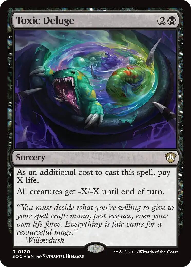 Image for Toxic Deluge (120) (Secrets of Strixhaven) - Magic: The Gathering