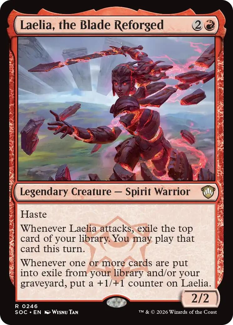Image for Laelia, the Blade Reforged (246) (Secrets of Strixhaven) - Magic: The Gathering