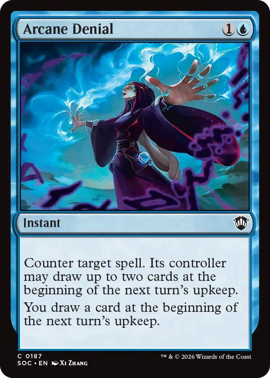 Image for Arcane Denial (187) (Secrets of Strixhaven) - Magic: The Gathering