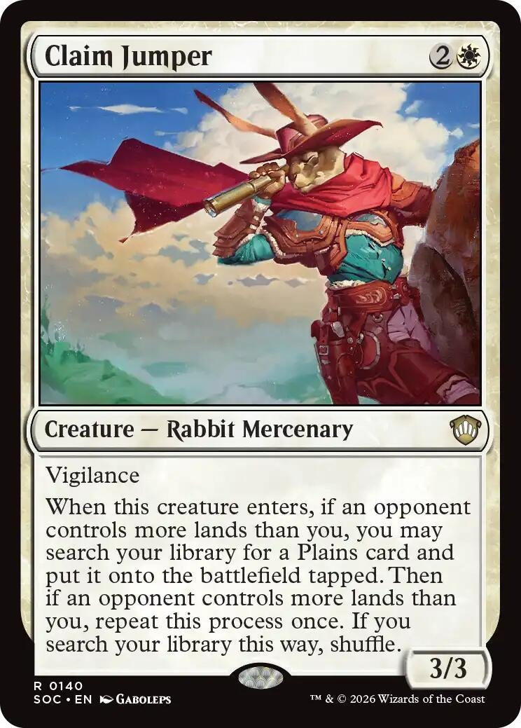 Image for Claim Jumper (140) (Secrets of Strixhaven) - Magic: The Gathering