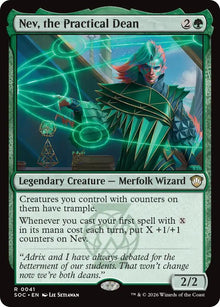 Image for Nev, the Practical Dean (41) (Secrets of Strixhaven) - Magic: The Gathering
