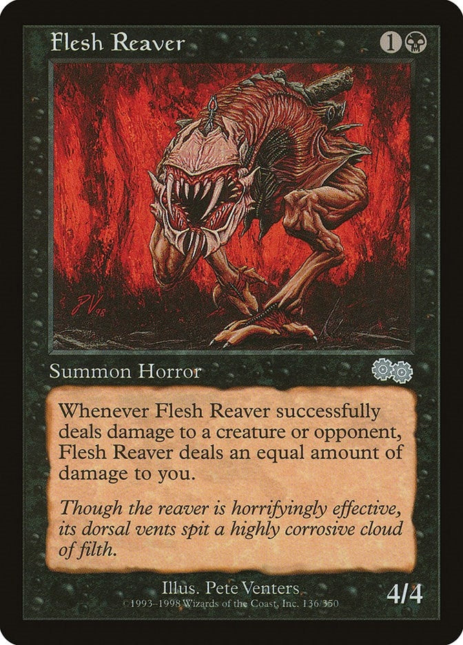 Image for Flesh Reaver (136) (Urza's Saga) - Magic: The Gathering