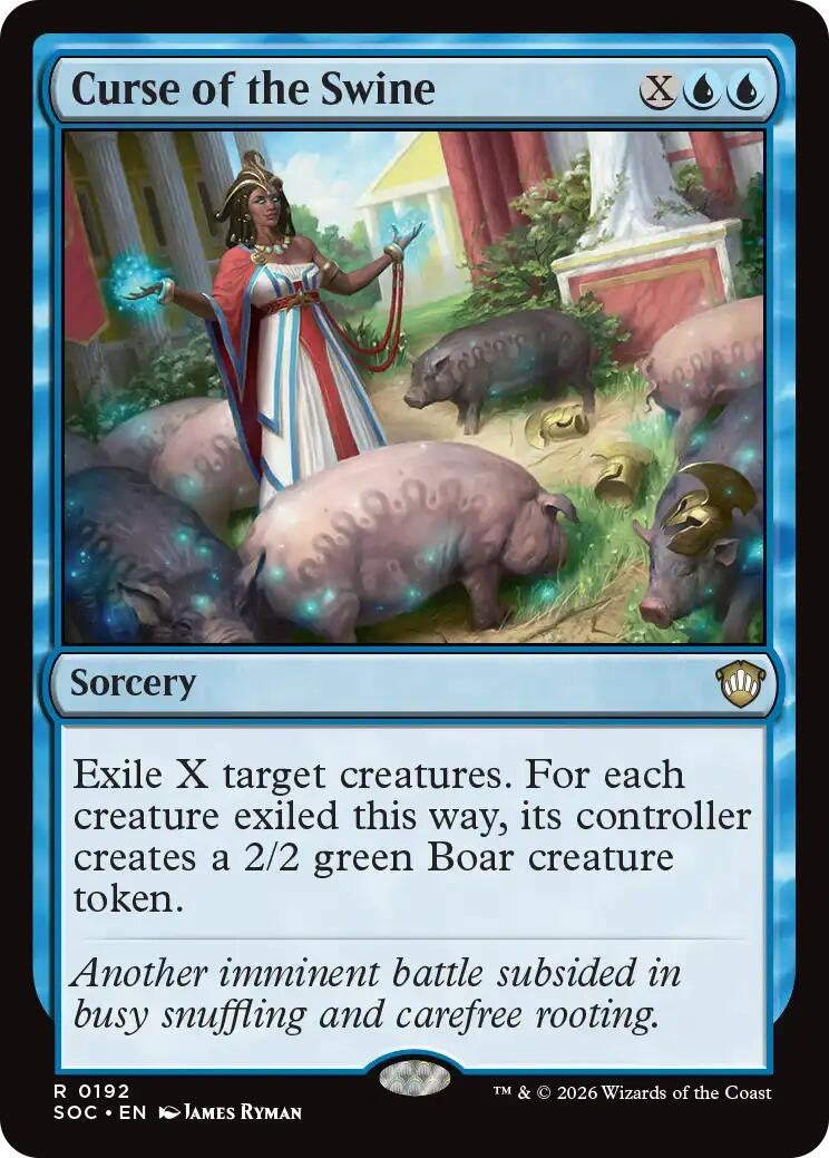 Image for Curse of the Swine (192) (Secrets of Strixhaven) - Magic: The Gathering
