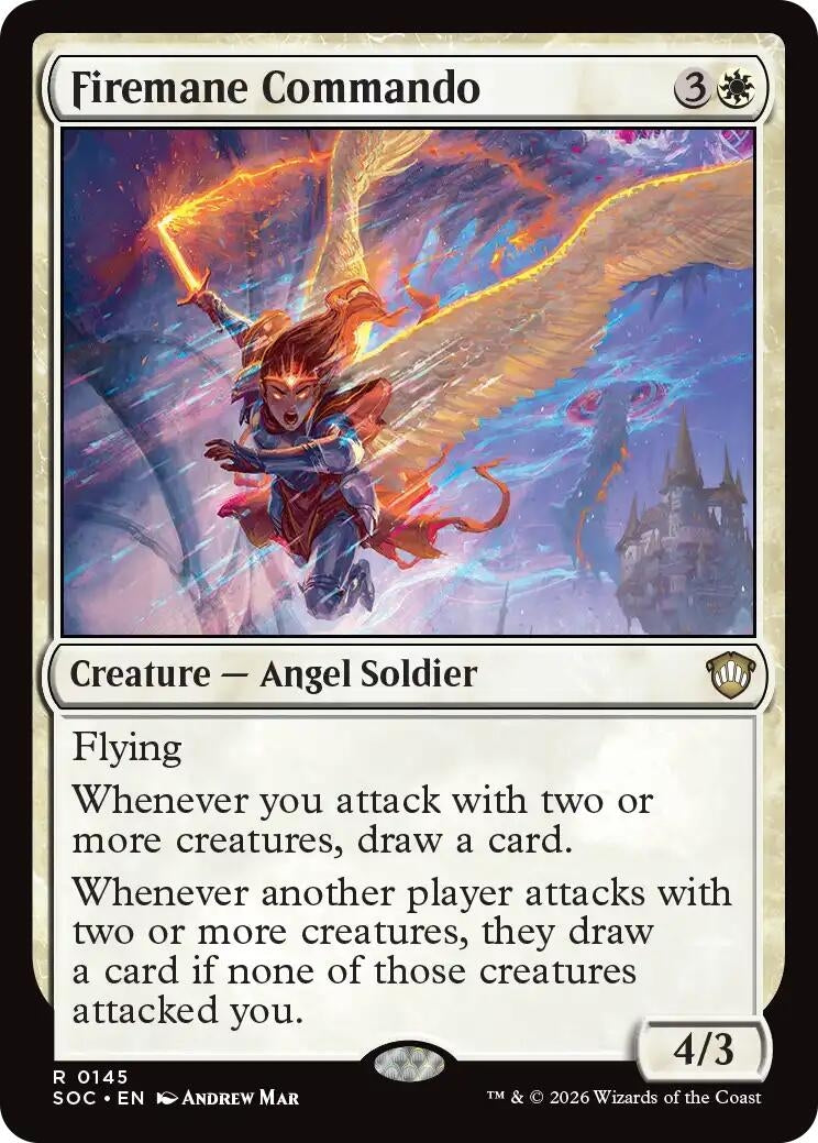 Image for Firemane Commando (145) (Secrets of Strixhaven) - Magic: The Gathering