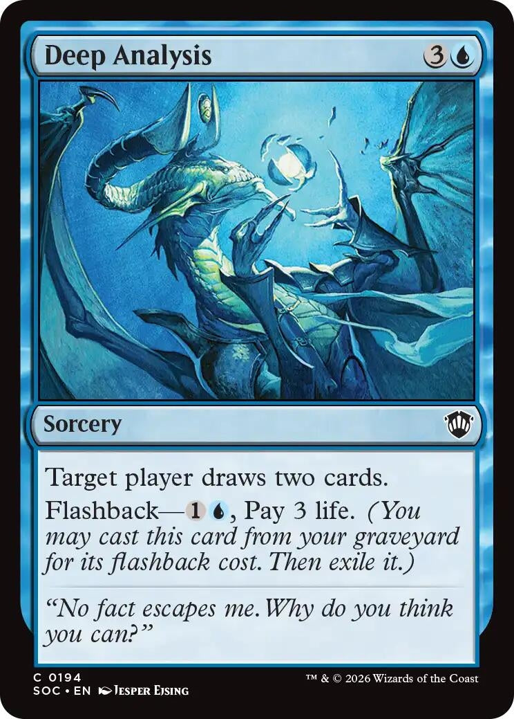 Image for Deep Analysis (194) (Secrets of Strixhaven) - Magic: The Gathering