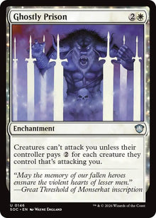 Image for Ghostly Prison (146) (Secrets of Strixhaven) - Magic: The Gathering