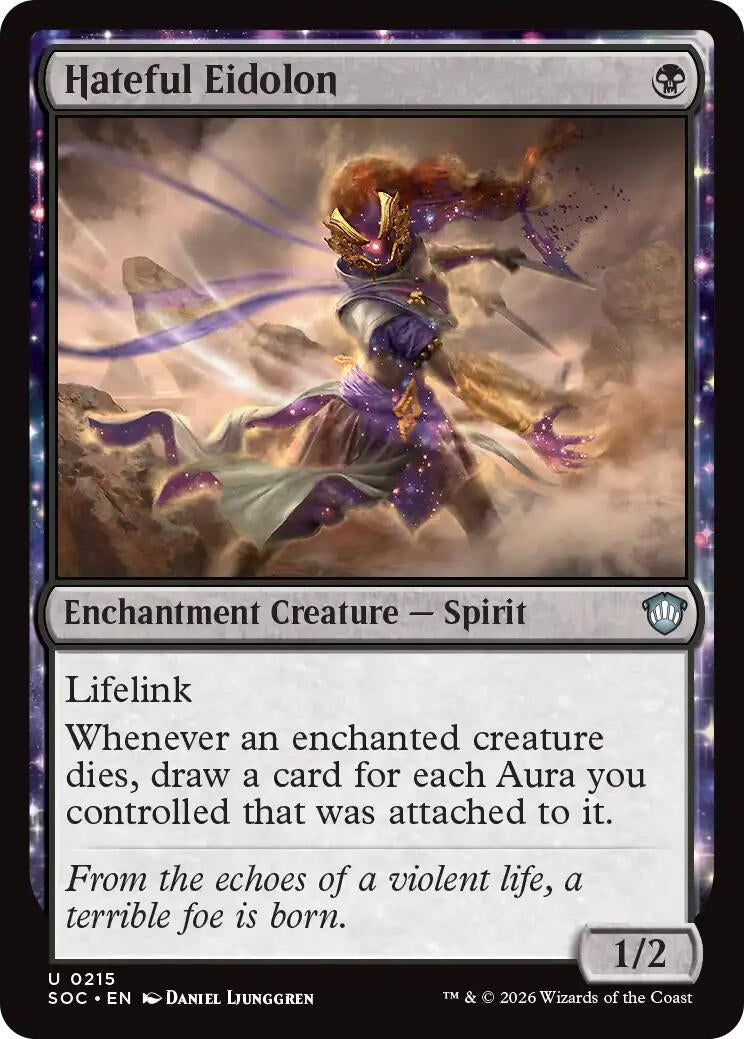 Image for Hateful Eidolon (215) (Secrets of Strixhaven) - Magic: The Gathering