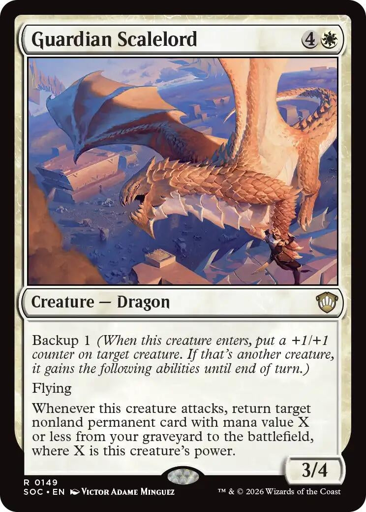 Image for Guardian Scalelord (149) (Secrets of Strixhaven) - Magic: The Gathering