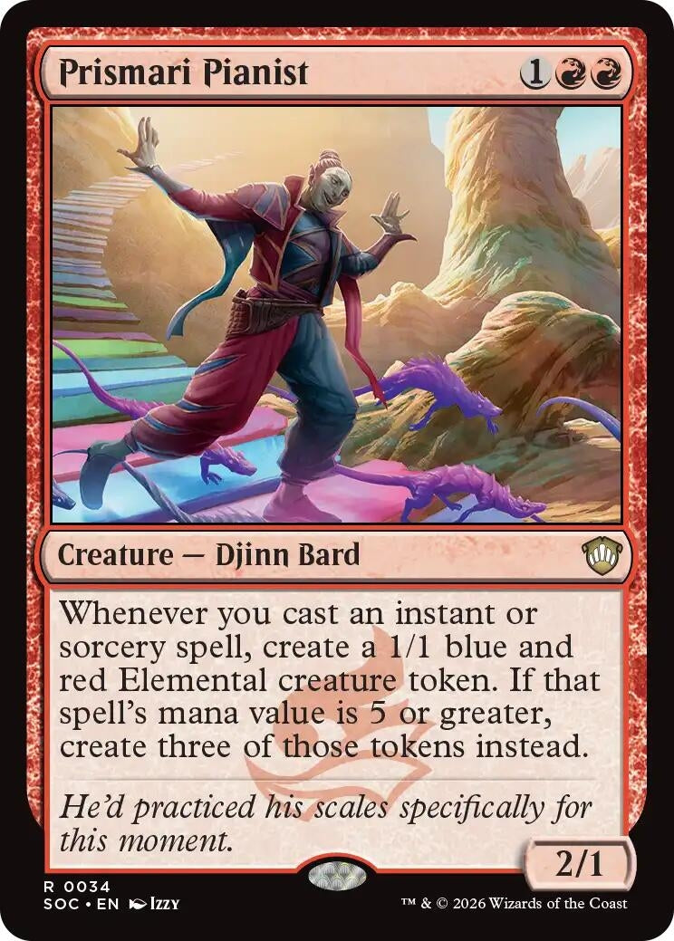 Image for Prismari Pianist (34) (Secrets of Strixhaven) - Magic: The Gathering