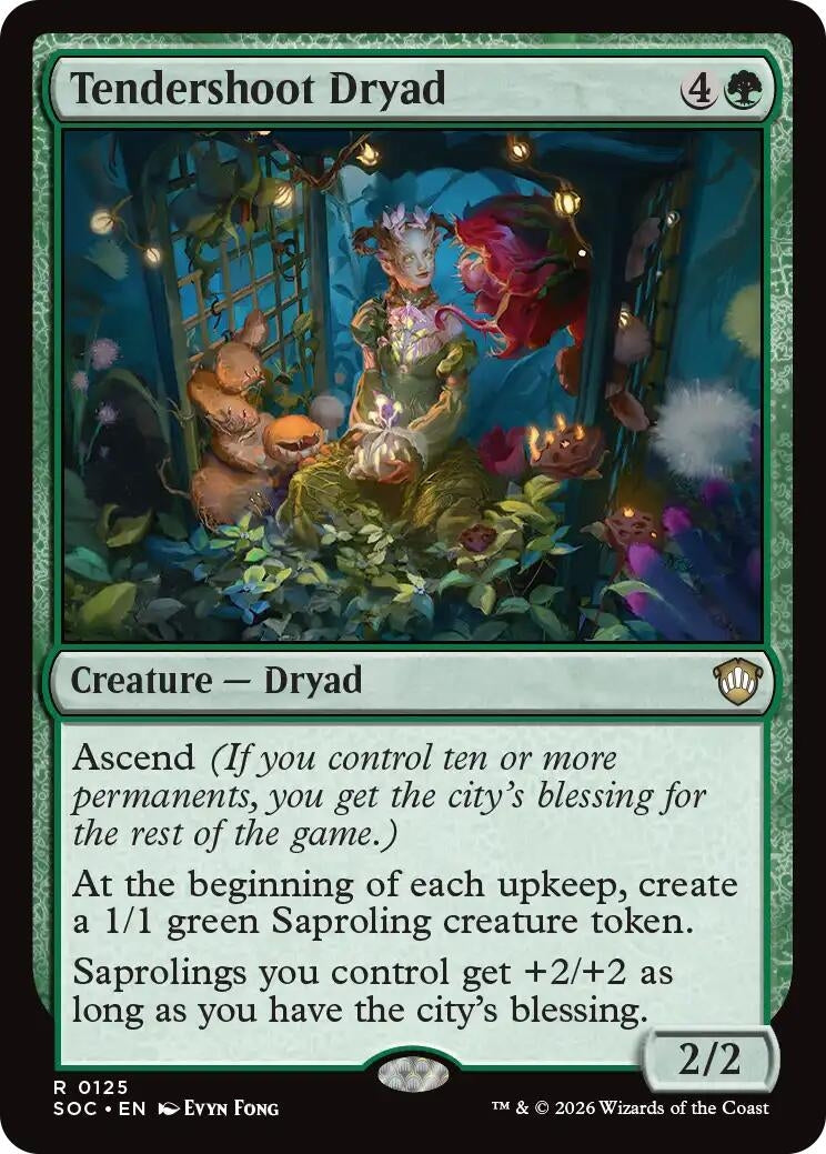 Image for Tendershoot Dryad (125) (Secrets of Strixhaven) - Magic: The Gathering
