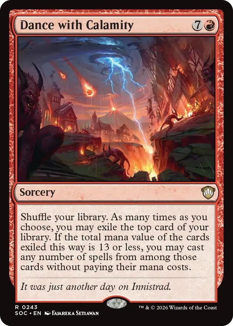 Image for Dance with Calamity (243) (Secrets of Strixhaven) - Magic: The Gathering