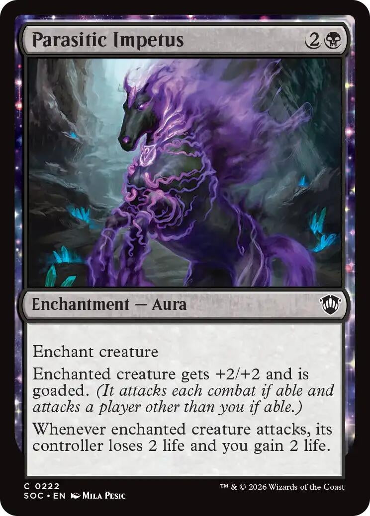 Image for Parasitic Impetus (222) (Secrets of Strixhaven) - Magic: The Gathering