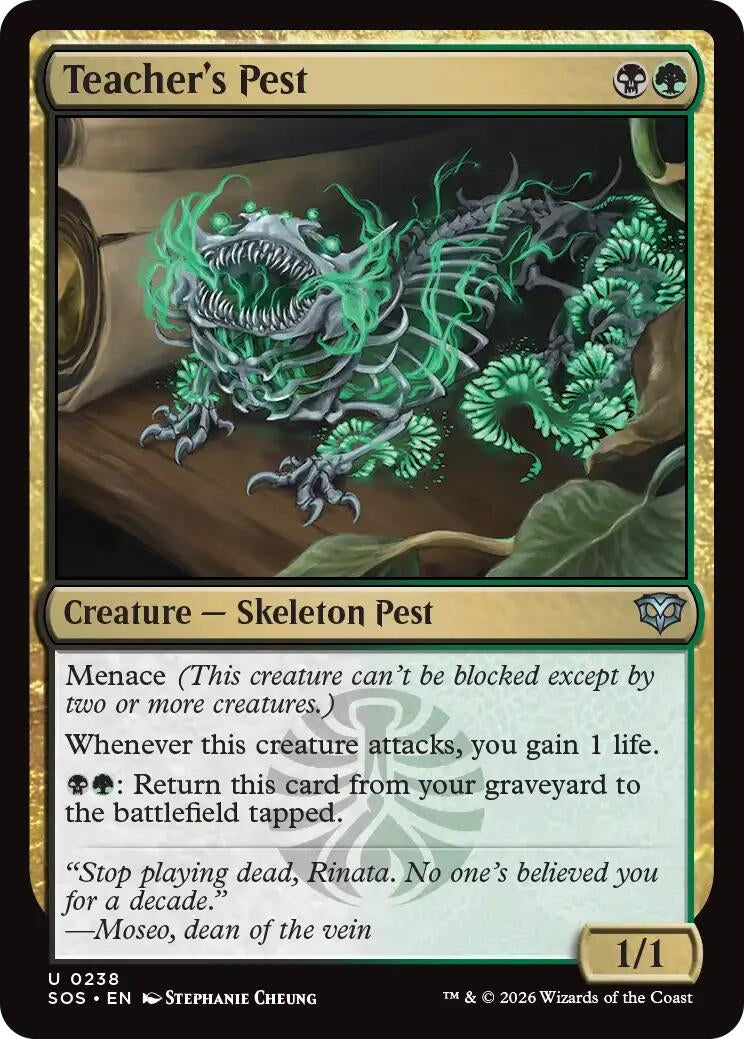 Image for Teacher's Pest (238) (Secrets of Strixhaven) - Magic: The Gathering