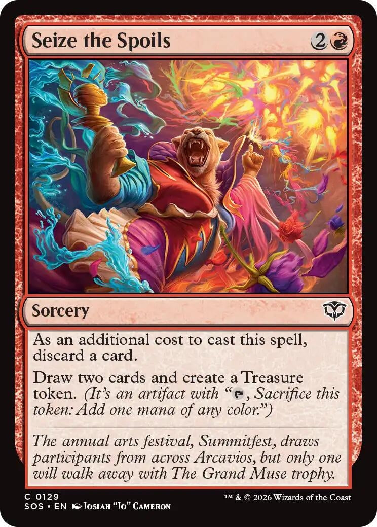 Image for Seize the Spoils (129) (Secrets of Strixhaven) - Magic: The Gathering
