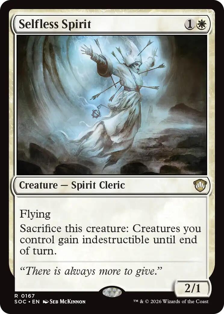 Image for Selfless Spirit (167) (Secrets of Strixhaven) - Magic: The Gathering