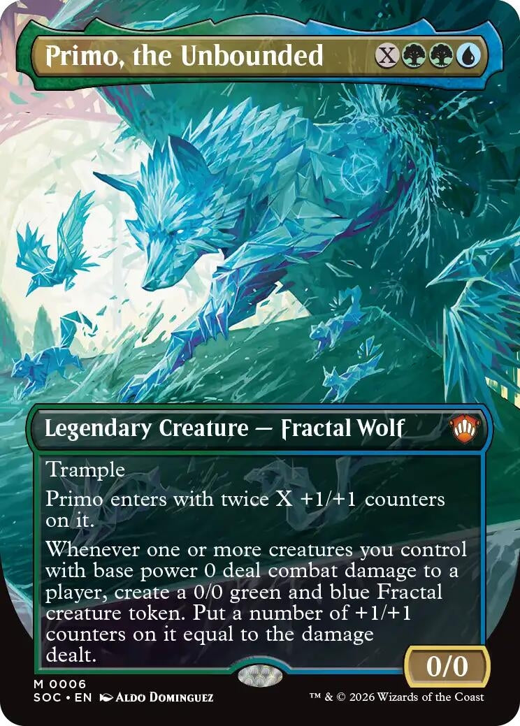 Image for Primo, the Unbounded (Borderless) (6) (Secrets of Strixhaven) - Magic: The Gathering