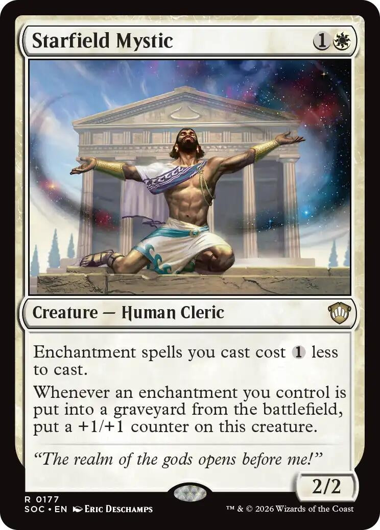 Image for Starfield Mystic (177) (Secrets of Strixhaven) - Magic: The Gathering