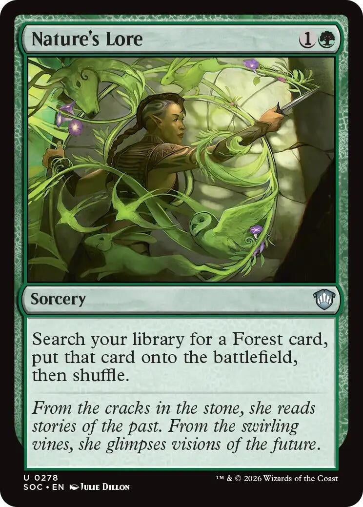 Image for Nature's Lore (278) (Secrets of Strixhaven) - Magic: The Gathering