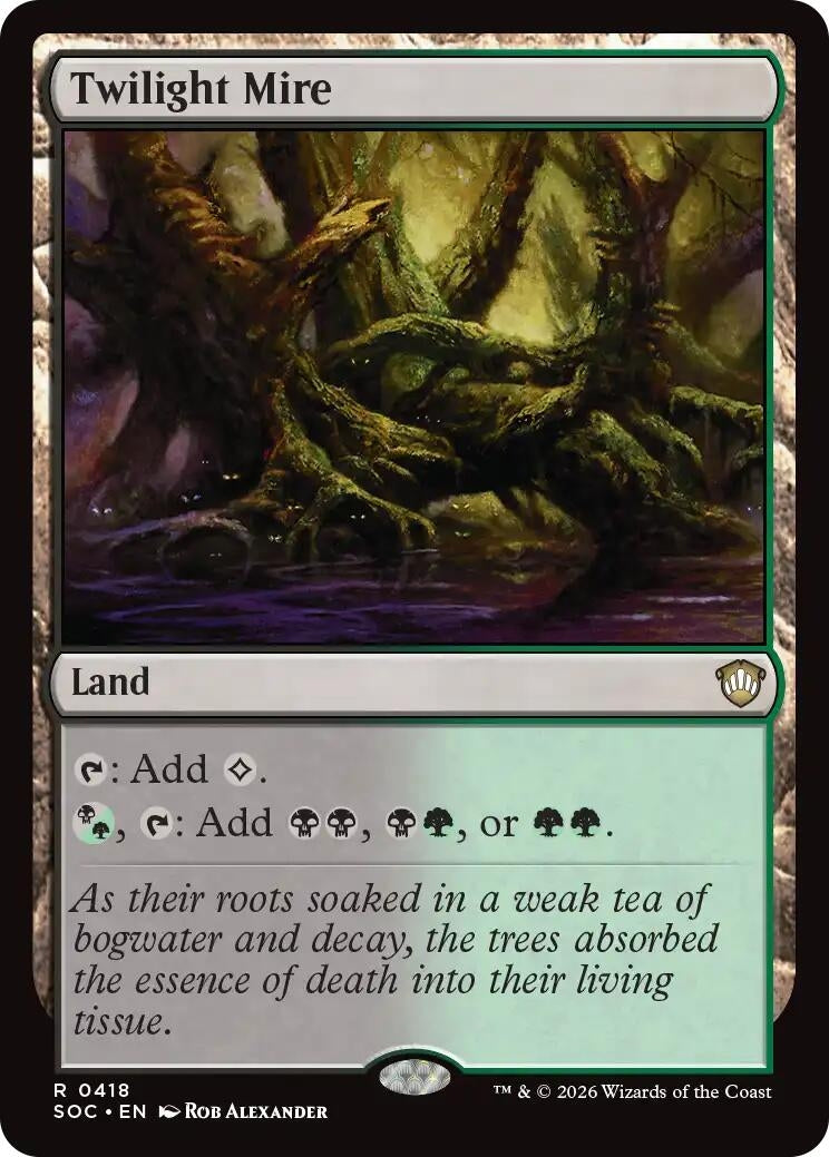 Image for Twilight Mire (418) (Secrets of Strixhaven) - Magic: The Gathering