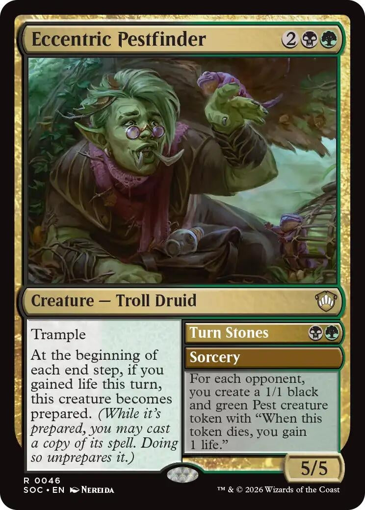 Image for Eccentric Pestfinder (46) (Secrets of Strixhaven) - Magic: The Gathering