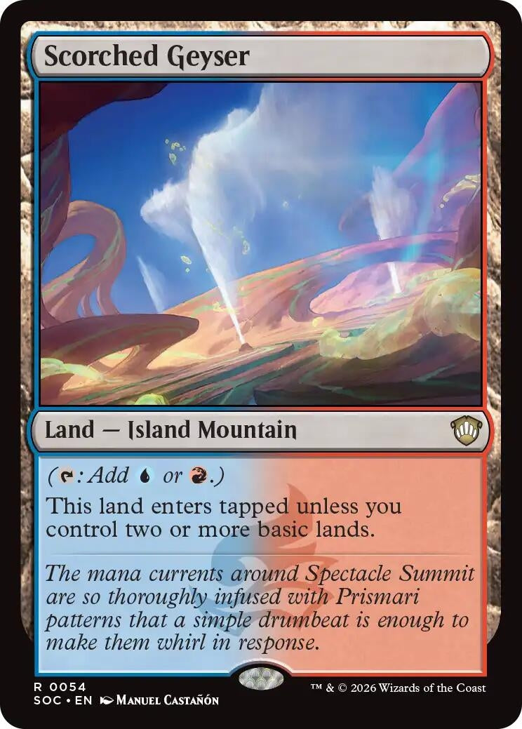 Image for Scorched Geyser (54) (Secrets of Strixhaven) - Magic: The Gathering