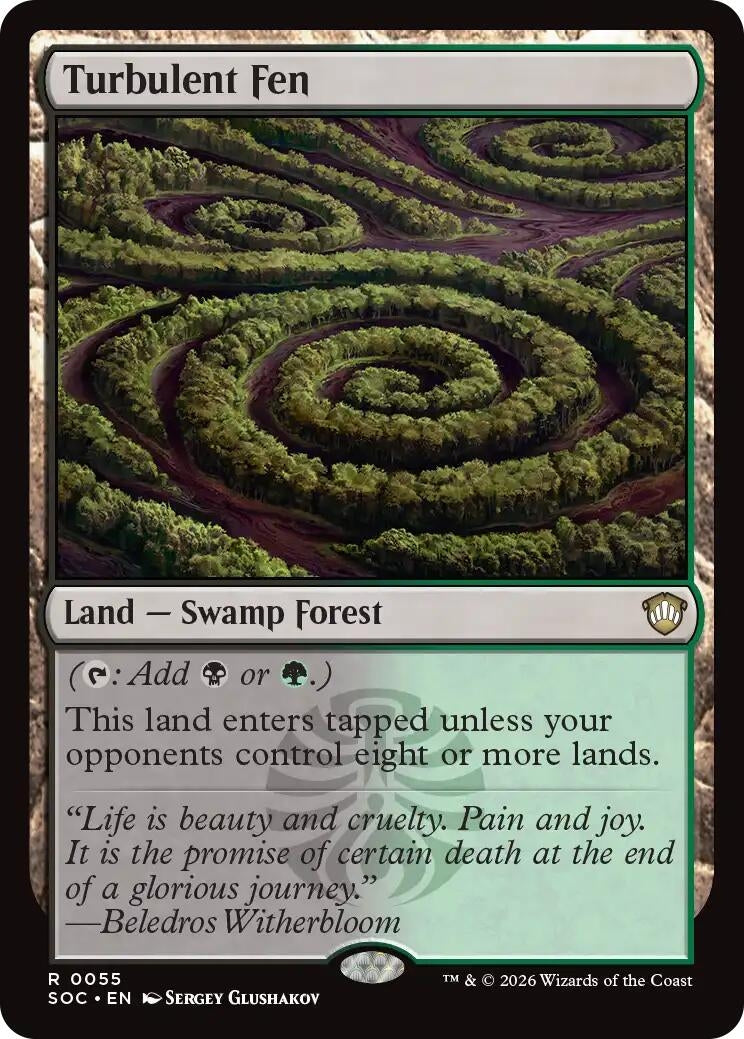 Image for Turbulent Fen (55) (Secrets of Strixhaven) - Magic: The Gathering