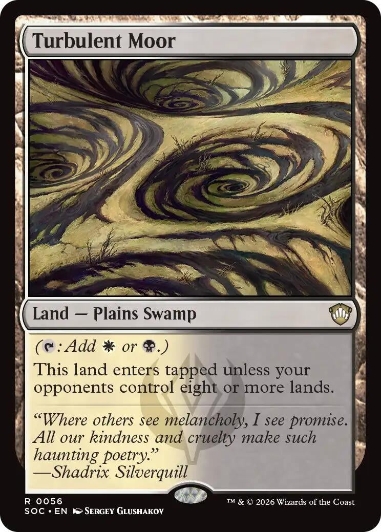 Image for Turbulent Moor (56) (Secrets of Strixhaven) - Magic: The Gathering