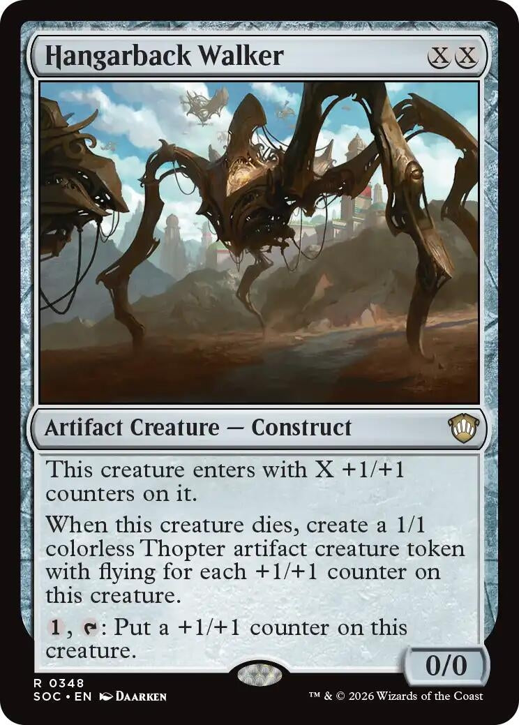 Image for Hangarback Walker (348) (Secrets of Strixhaven) - Magic: The Gathering