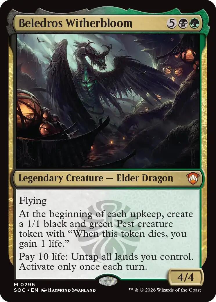 Image for Beledros Witherbloom (296) (Secrets of Strixhaven) - Magic: The Gathering