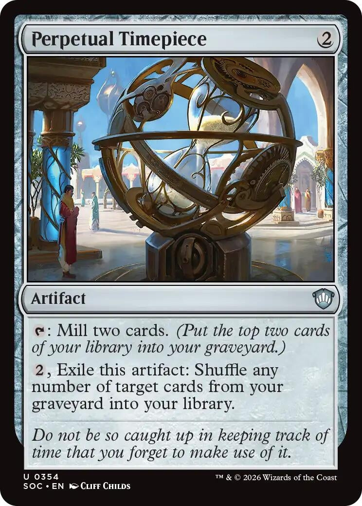 Image for Perpetual Timepiece (354) (Secrets of Strixhaven) - Magic: The Gathering